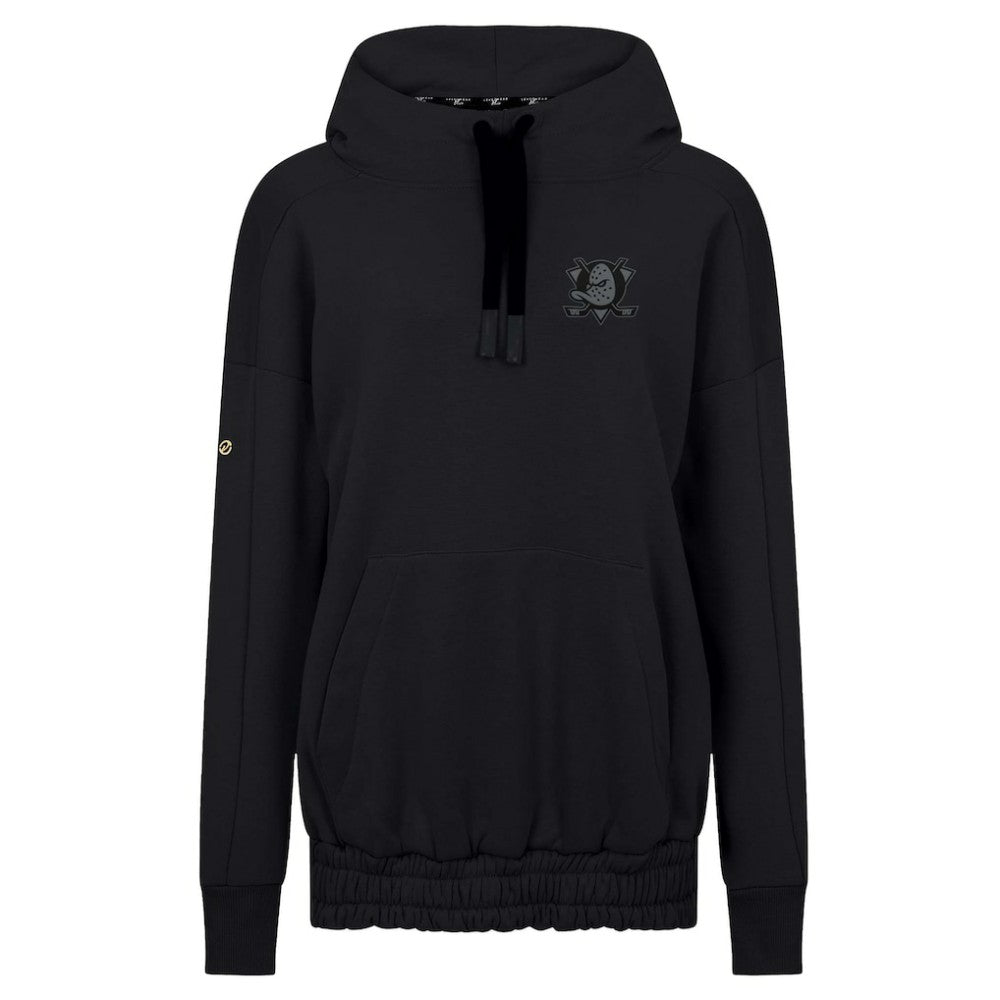 Anaheim Ducks Levelwear Women's Waterfall Nightfall Pullover Hoodie On Sale