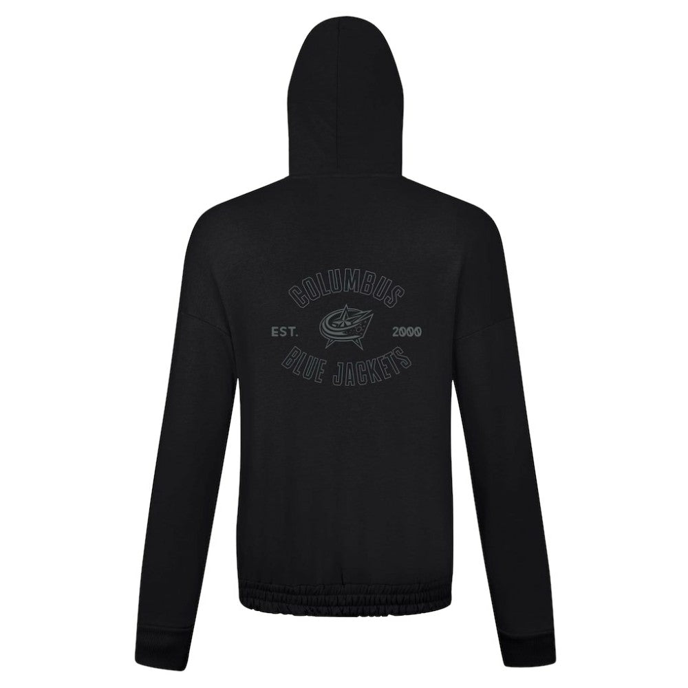 Columbus Blue Jackets Levelwear Women's Waterfall Nightfall Pullover Hoodie On Sale
