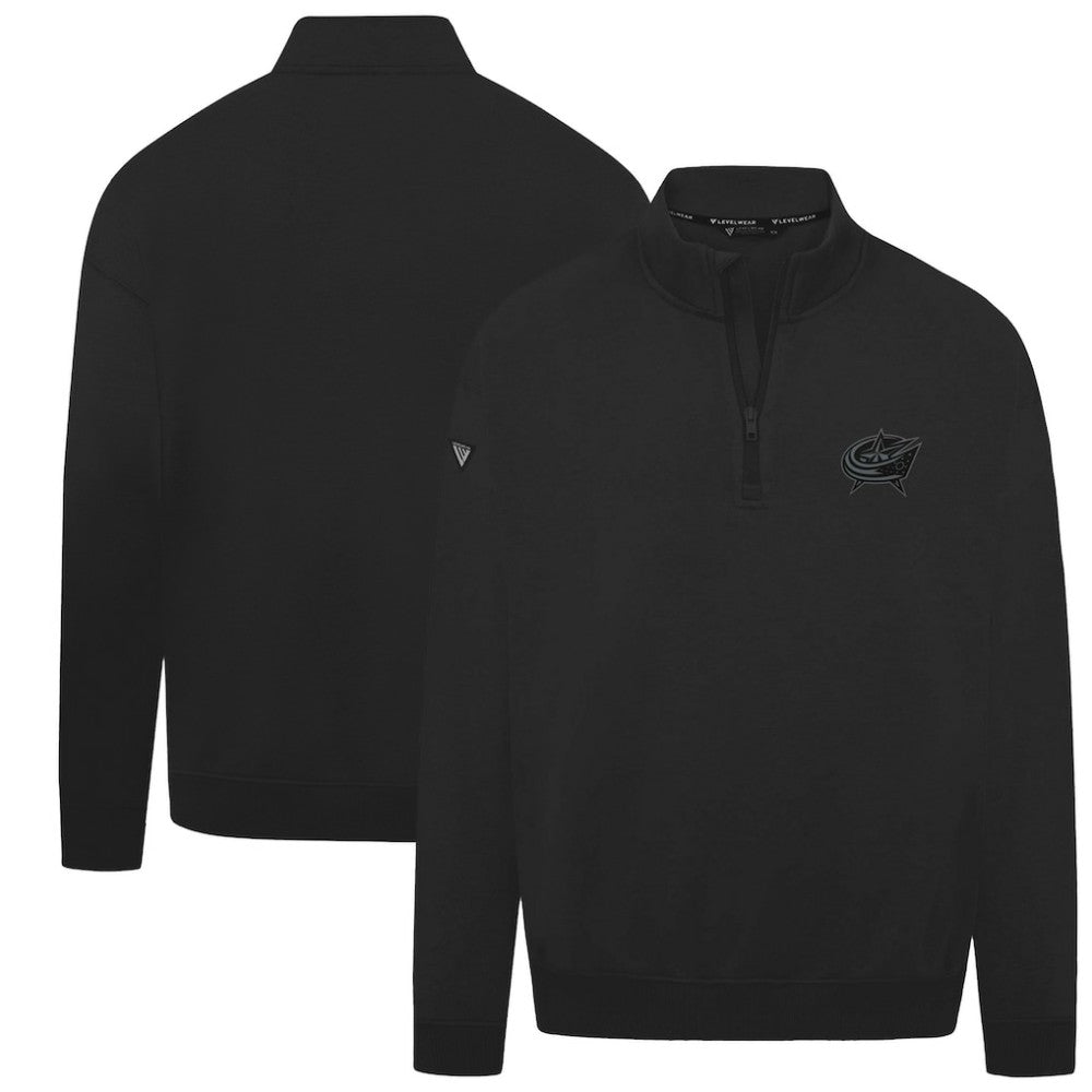 Columbus Blue Jackets Levelwear Murray Nightfall Quarter-Zip Jacket Discount