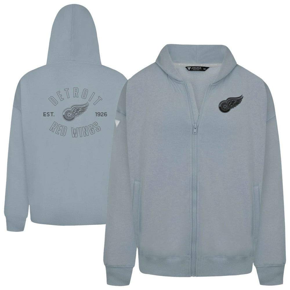 Detroit Red Wings Levelwear Uphill Abyssal Full-Zip Hoodie Outlet