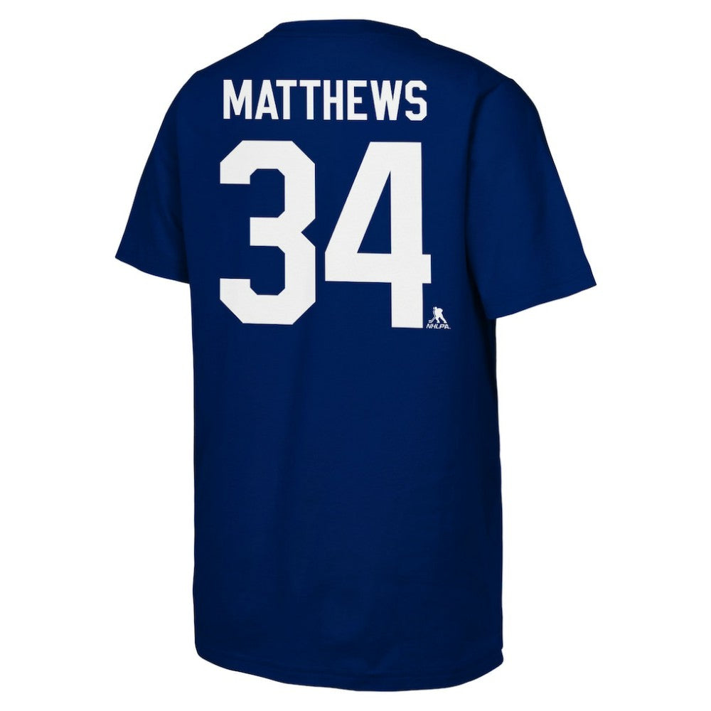 Auston Matthews Toronto Maple Leafs Outerstuff Youth Player Name & Number T-Shirt Outlet