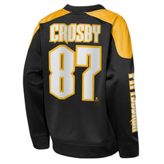 Sidney Crosby Pittsburgh Penguins Outerstuff Youth Best Defense Name & Number Crewneck Sweatshirt On Sale