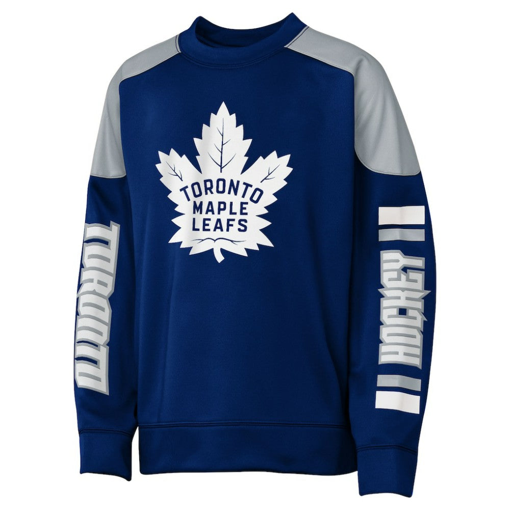 Auston Matthews Toronto Maple Leafs Outerstuff Youth Best Defense Name & Number Crewneck Sweatshirt Online
