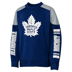 Auston Matthews Toronto Maple Leafs Outerstuff Youth Best Defense Name & Number Crewneck Sweatshirt Online