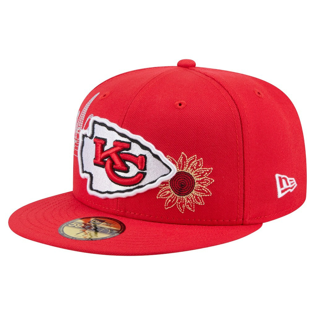 Kansas City Chiefs New Era State Stitch 59FIFTY Fitted Hat