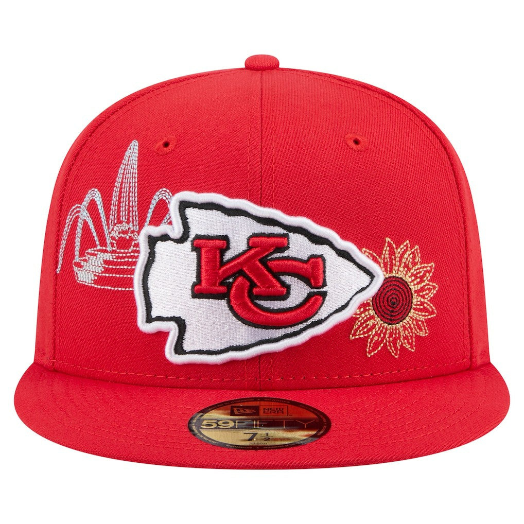 Kansas City Chiefs New Era State Stitch 59FIFTY Fitted Hat