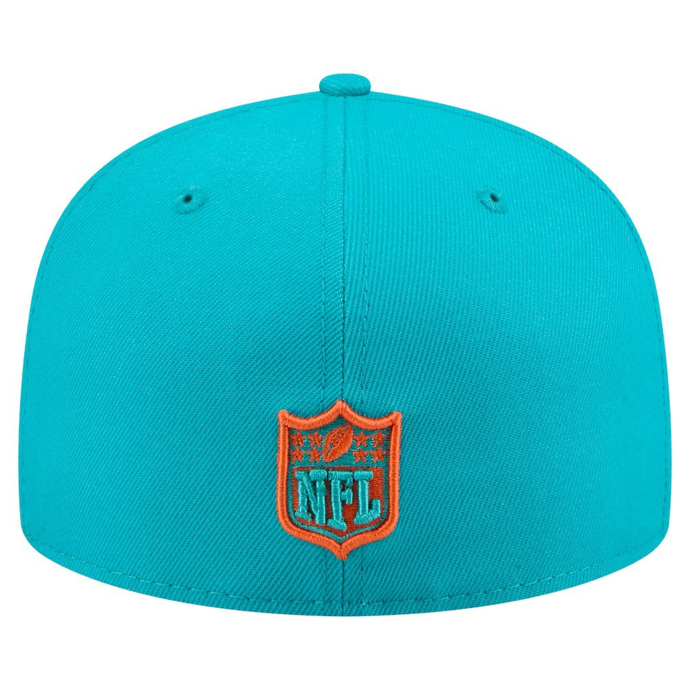 Miami Dolphins New Era State Stitch 59FIFTY Fitted Hat