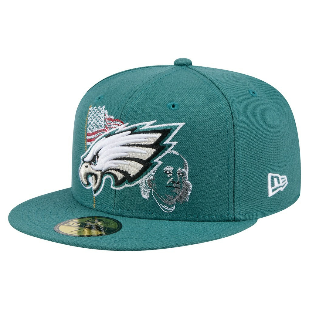 Philadelphia Eagles New Era State Stitch 59FIFTY Fitted Hat