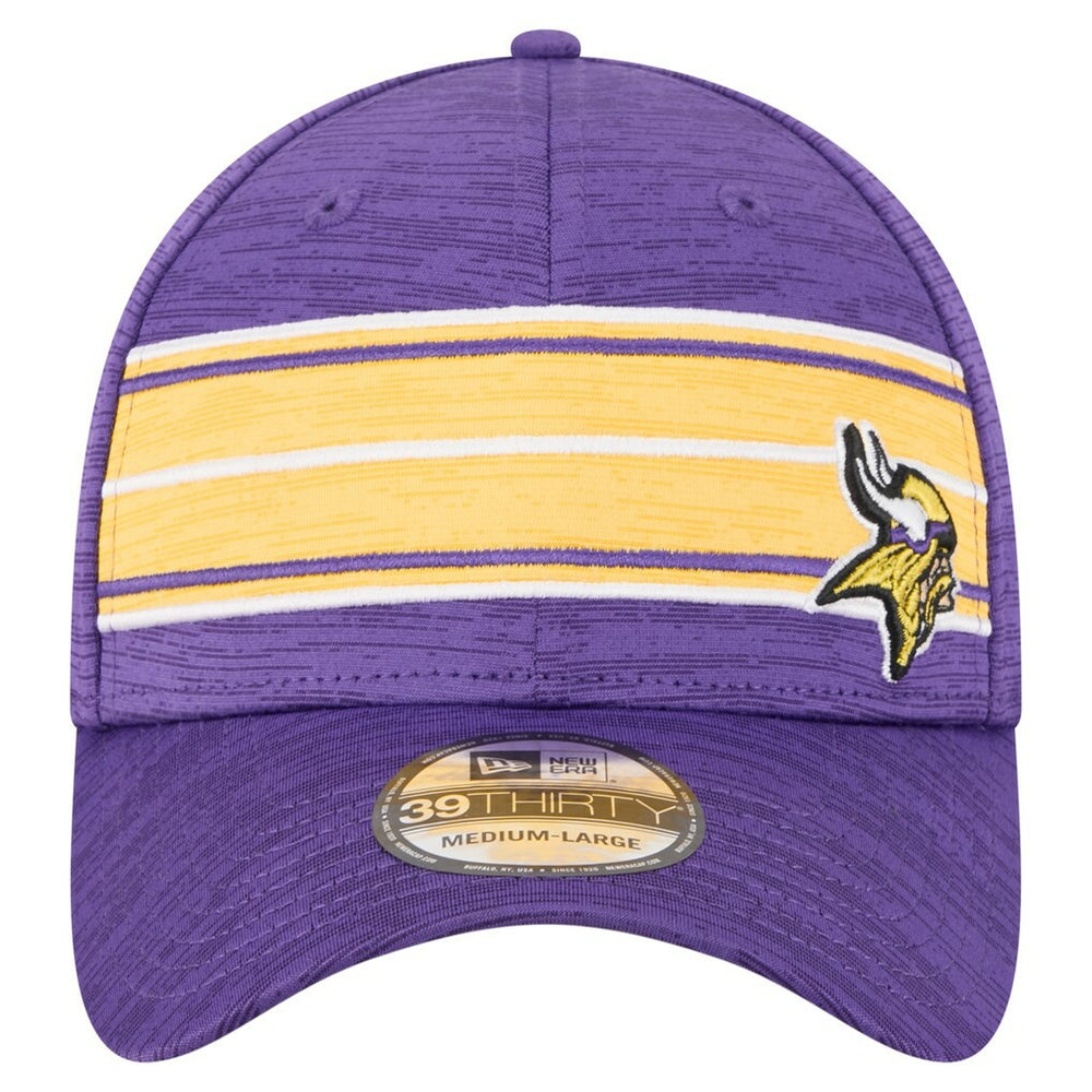 Minnesota Vikings New Era Stripes 39THIRTY Flex Hat