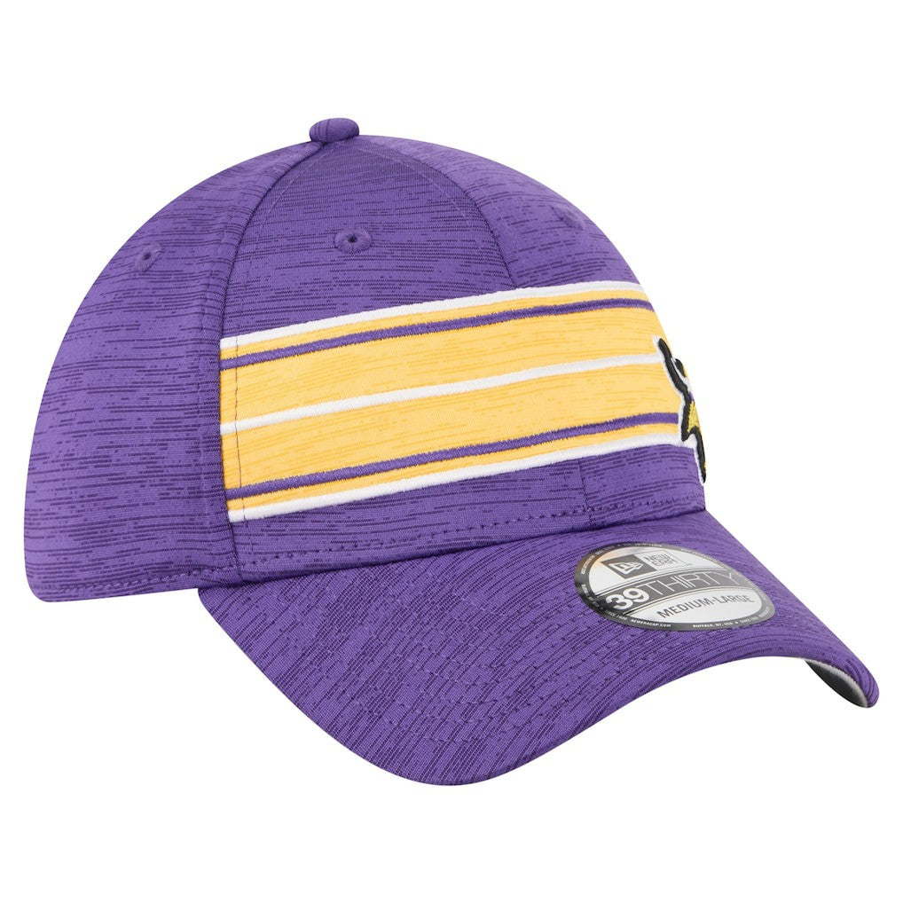 Minnesota Vikings New Era Stripes 39THIRTY Flex Hat