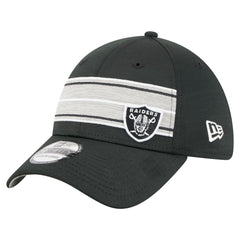 Las Vegas Raiders New Era Stripes 39THIRTY Flex Hat