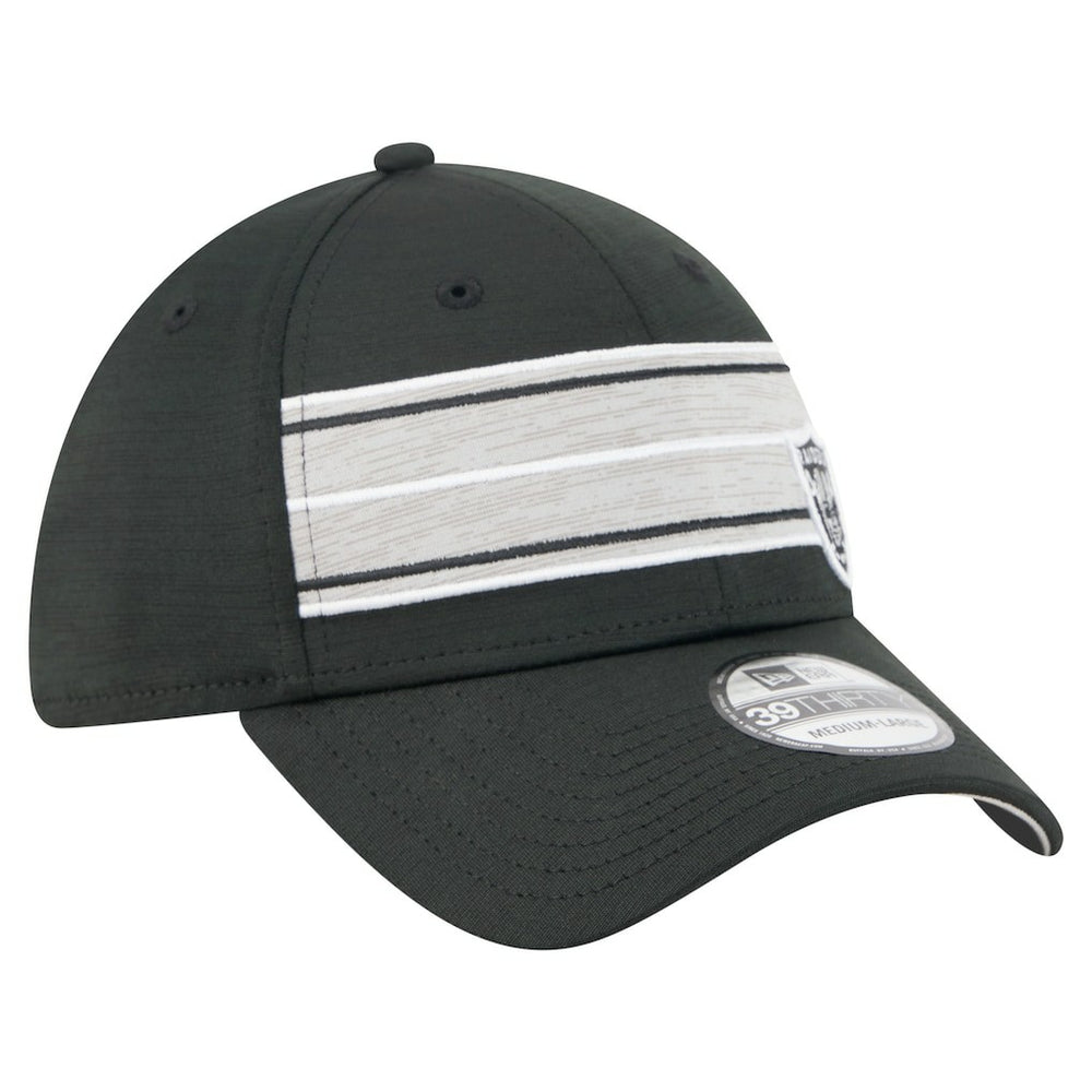 Las Vegas Raiders New Era Stripes 39THIRTY Flex Hat