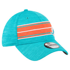 Miami Dolphins New Era Stripes 39THIRTY Flex Hat