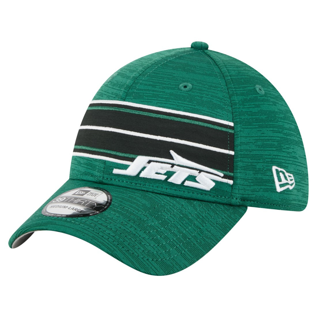 New York Jets New Era Stripes 39THIRTY Flex Hat