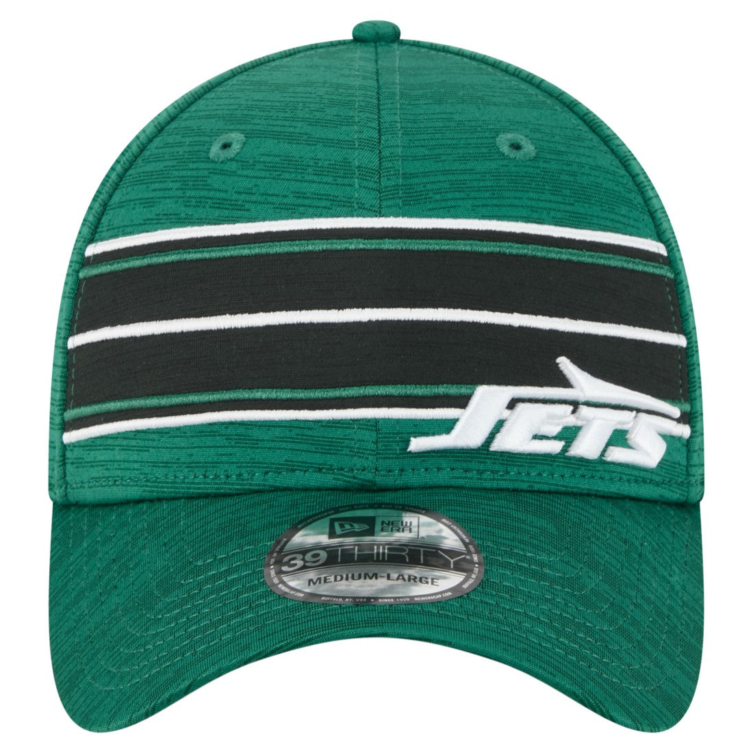 New York Jets New Era Stripes 39THIRTY Flex Hat