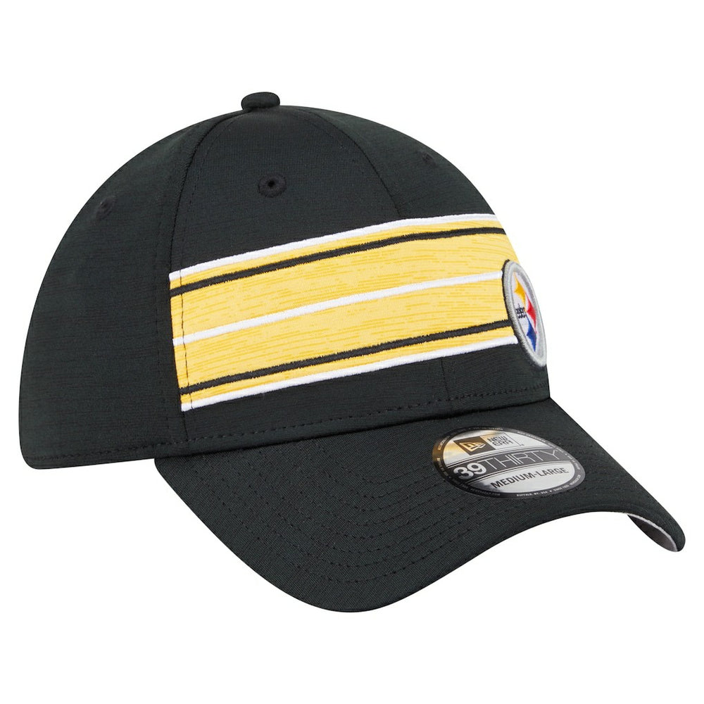 Pittsburgh Steelers New Era Stripes 39THIRTY Flex Hat