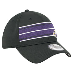 Baltimore Ravens New Era Stripes 39THIRTY Flex Hat