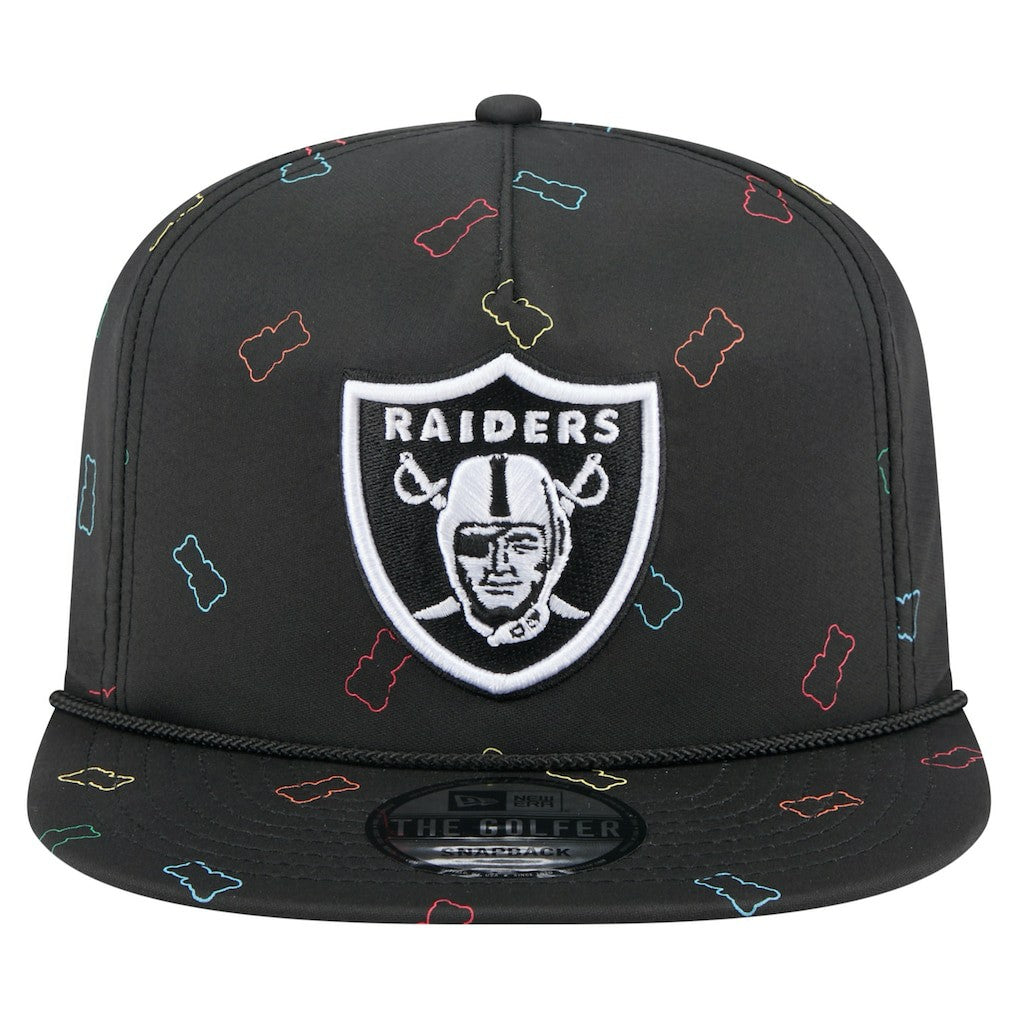 Las Vegas Raiders New Era Gummy Golfer Snapback Hat
