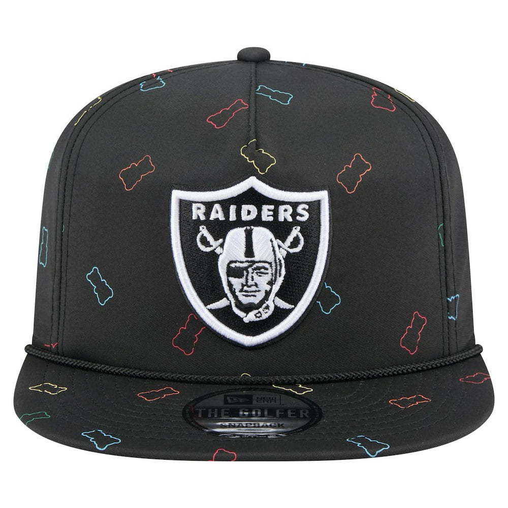 Las Vegas Raiders New Era Gummy Golfer Snapback Hat