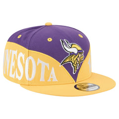 Minnesota Vikings New Era Split 9FIFTY Snapback Hat