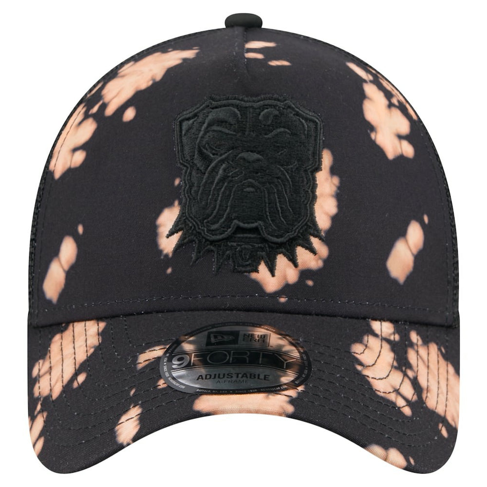 Cleveland Browns New Era Bleached A-Frame 9FORTY Trucker Adjustable Hat