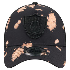 Las Vegas Raiders New Era Bleached 9FORTY A-Frame Adjustable Hat