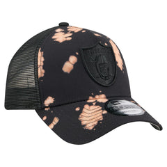 Las Vegas Raiders New Era Bleached 9FORTY A-Frame Adjustable Hat