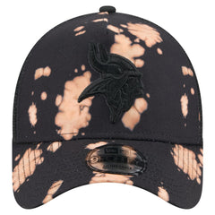 Minnesota Vikings New Era Bleached A-Frame 9FORTY Trucker Adjustable Hat