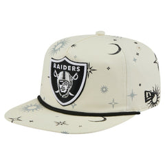 Las Vegas Raiders New Era Celestial Golfer Snapback Hat