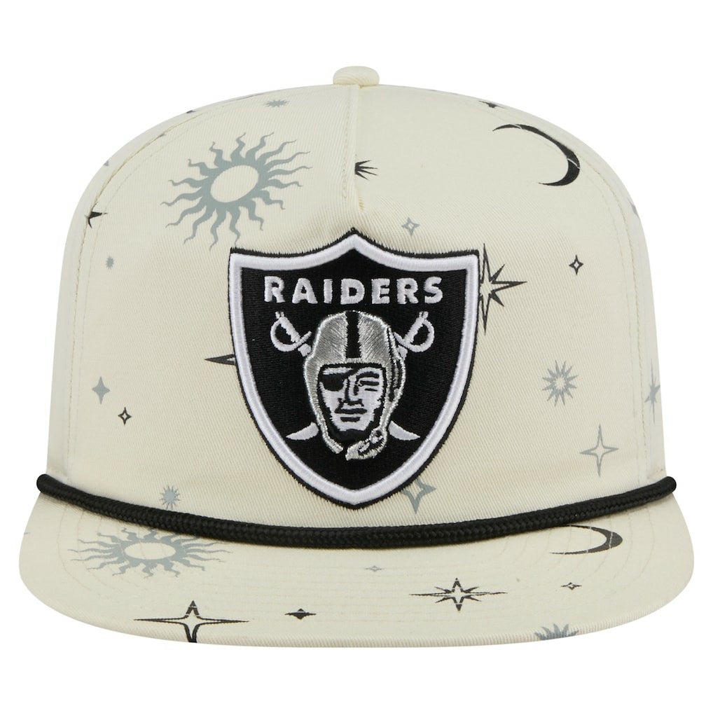 Las Vegas Raiders New Era Celestial Golfer Snapback Hat