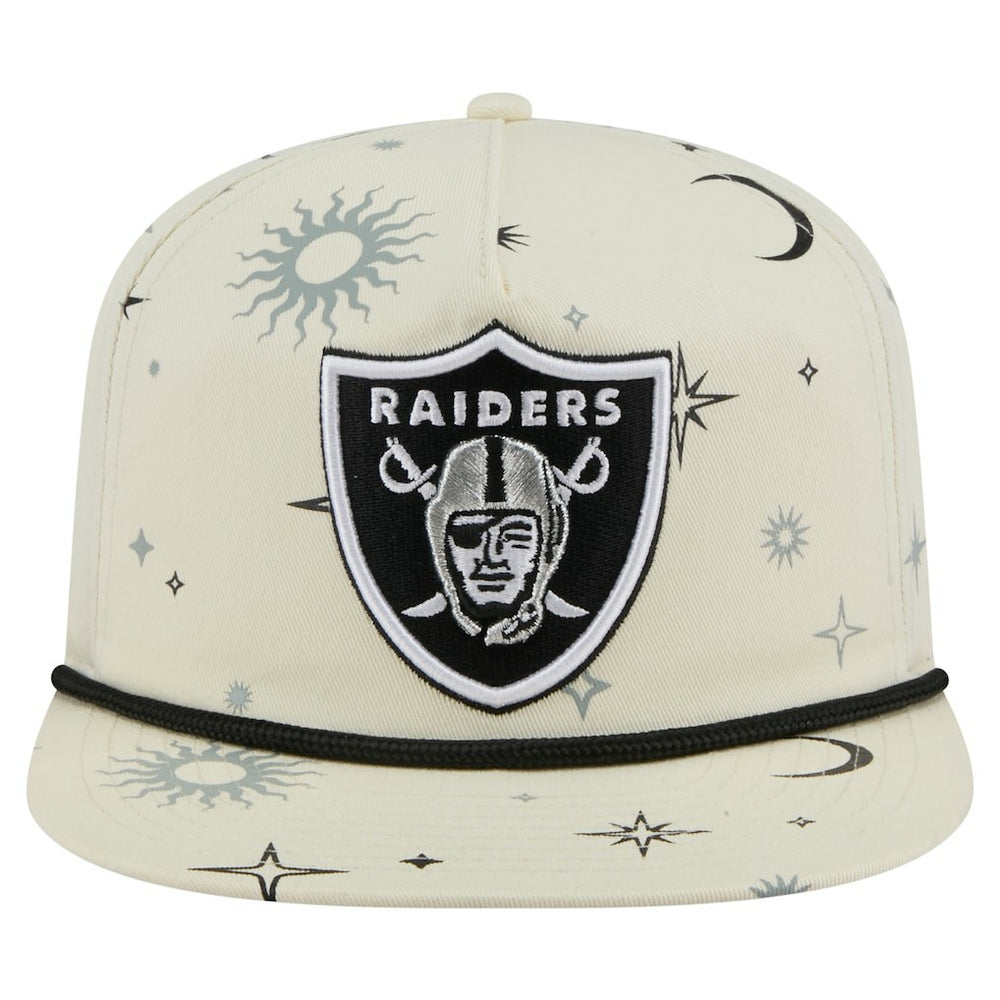 Las Vegas Raiders New Era Celestial Golfer Snapback Hat