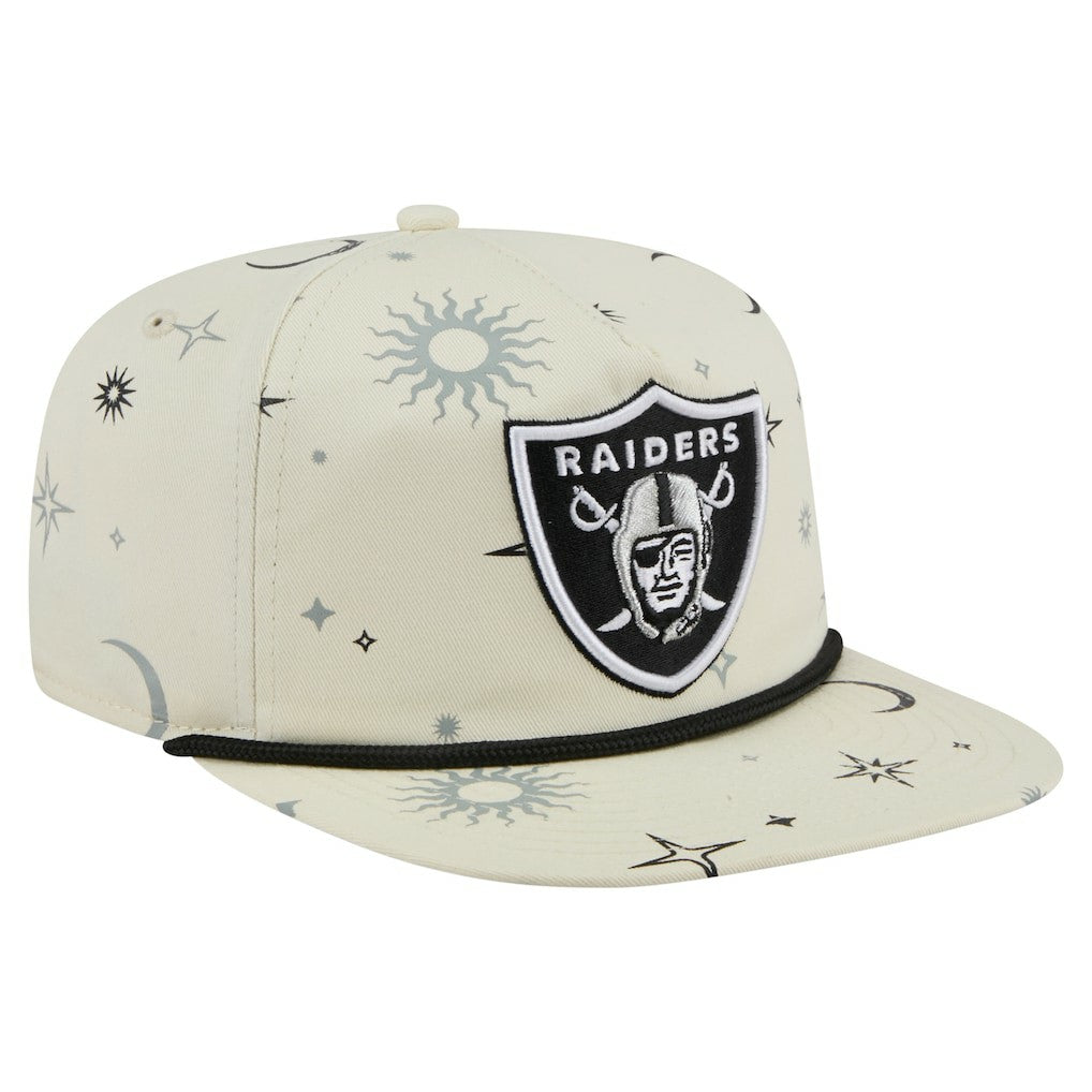 Las Vegas Raiders New Era Celestial Golfer Snapback Hat