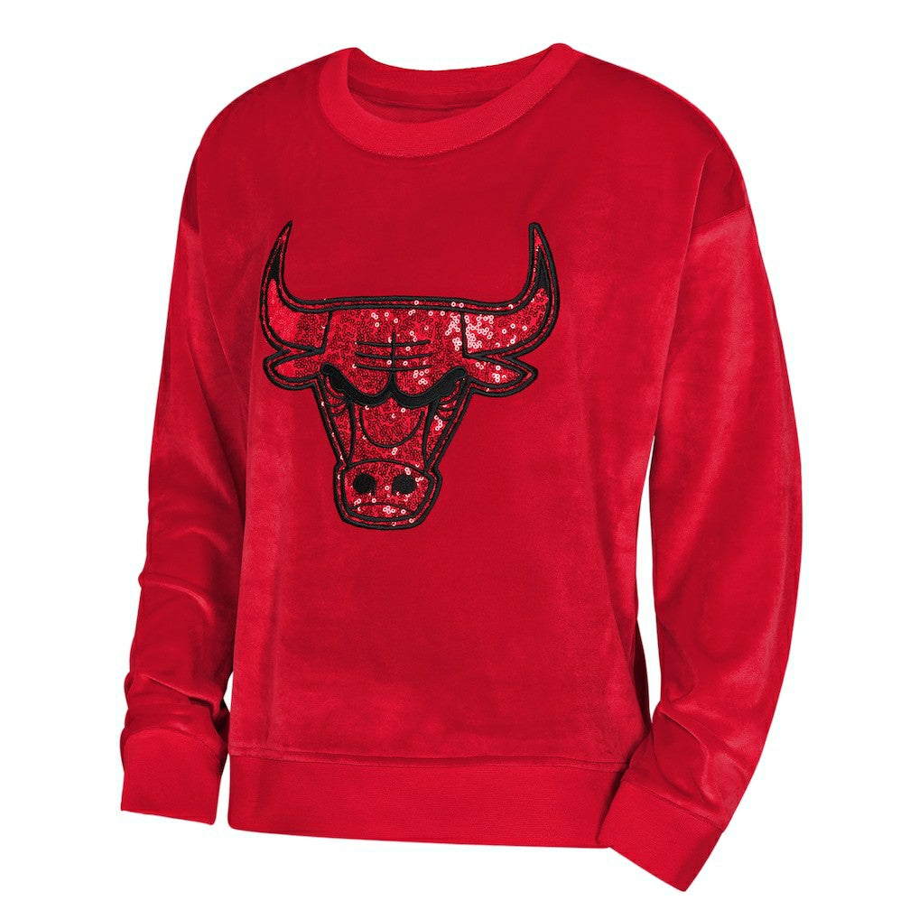 Chicago Bulls Outerstuff Youth Girls Step Back Sweatshirt Discount