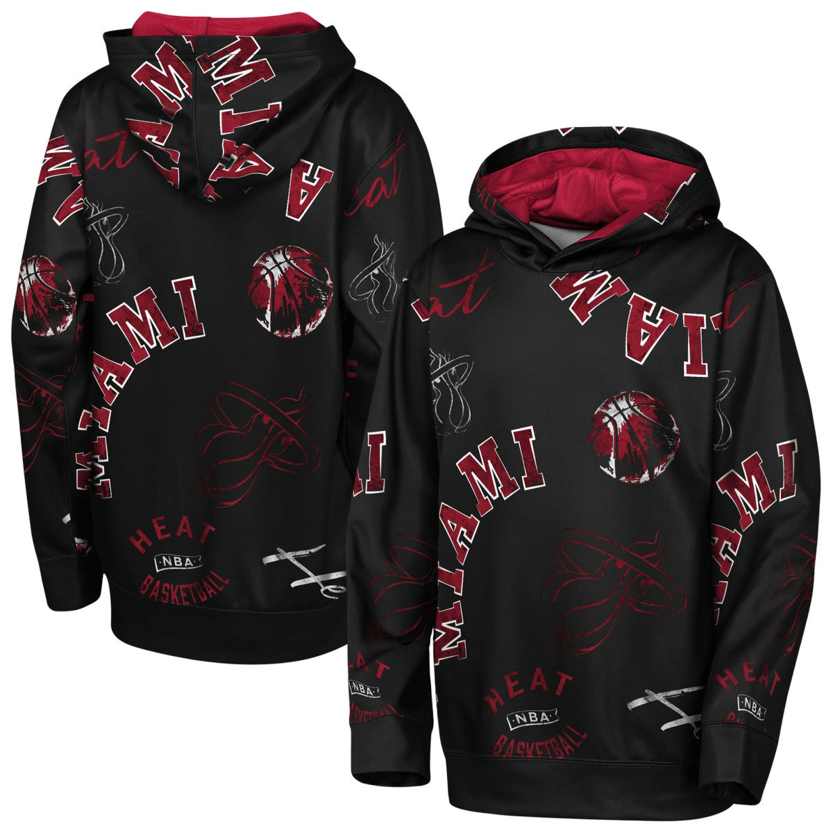 Miami Heat Outerstuff Youth Moving Violation Hoodie On Sale