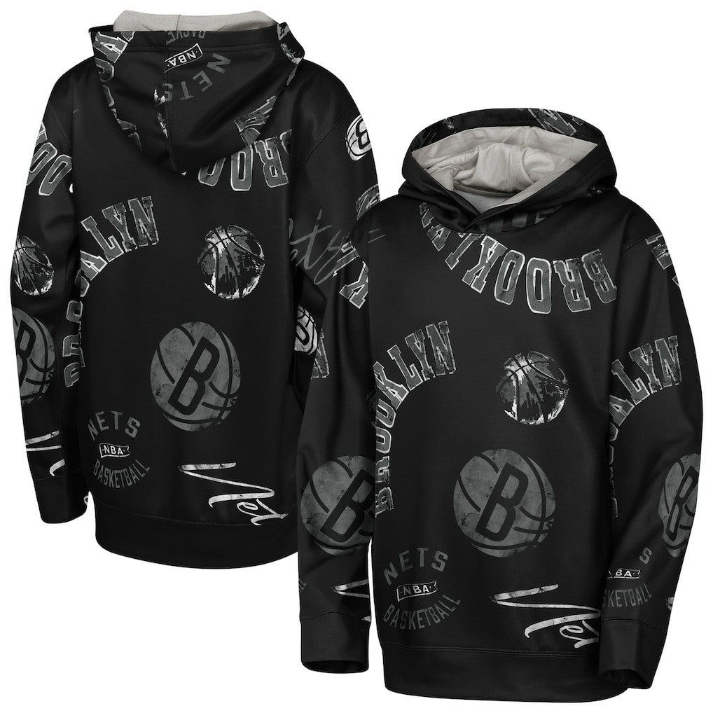 Brooklyn Nets Outerstuff Youth Moving Violation Hoodie Online