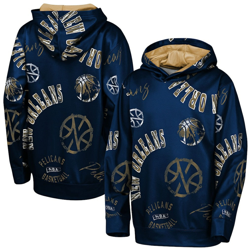 New Orleans Pelicans Outerstuff Youth Moving Violation Hoodie On Sale