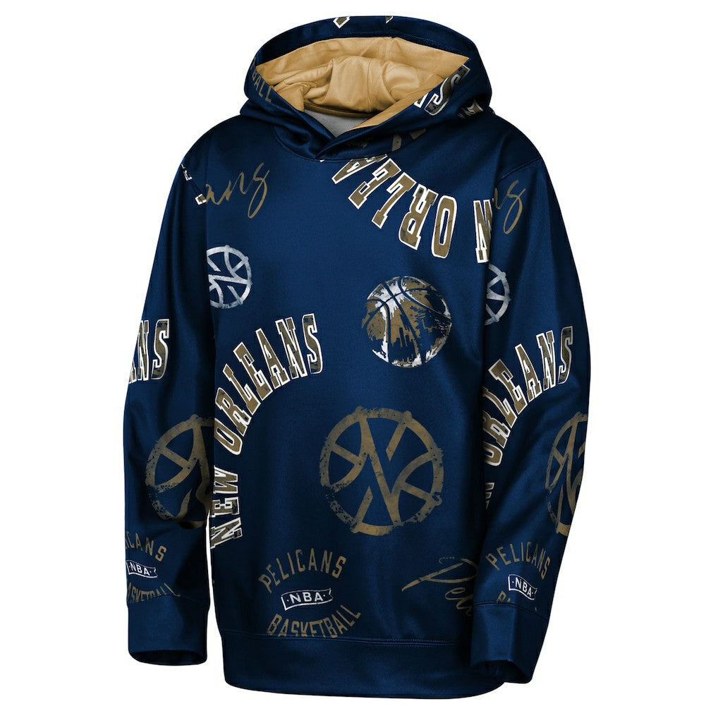 New Orleans Pelicans Outerstuff Youth Moving Violation Hoodie On Sale