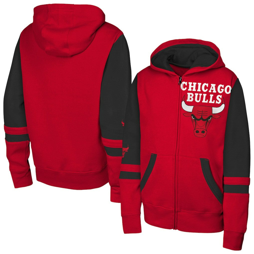 Chicago Bulls Outerstuff Youth Straight to the League Full-Zip Hoodie Discount