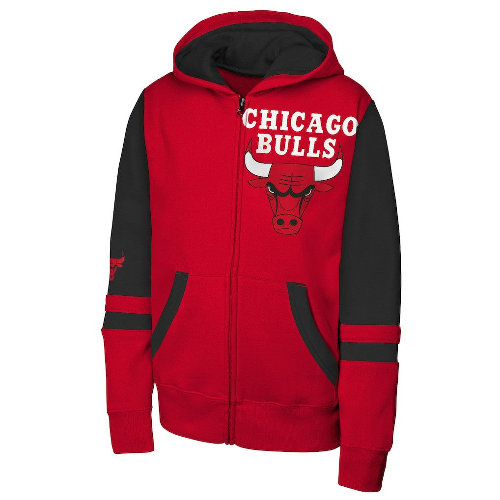 Chicago Bulls Outerstuff Youth Straight to the League Full-Zip Hoodie Discount