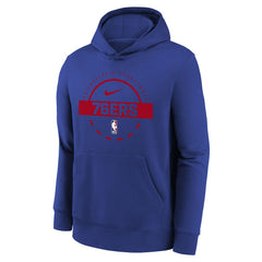 Philadelphia 76ers Youth 2025/26 Club Fleece Practice Hoodie Discount