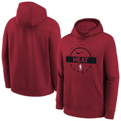Miami Heat Youth 2025/26 Club Fleece Practice Hoodie Discount