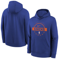 New York Knicks Youth 2025/26 Club Fleece Practice Hoodie New