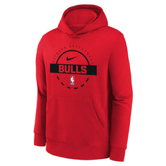 Chicago Bulls Youth 2025/26 Club Fleece Practice Hoodie For Sale