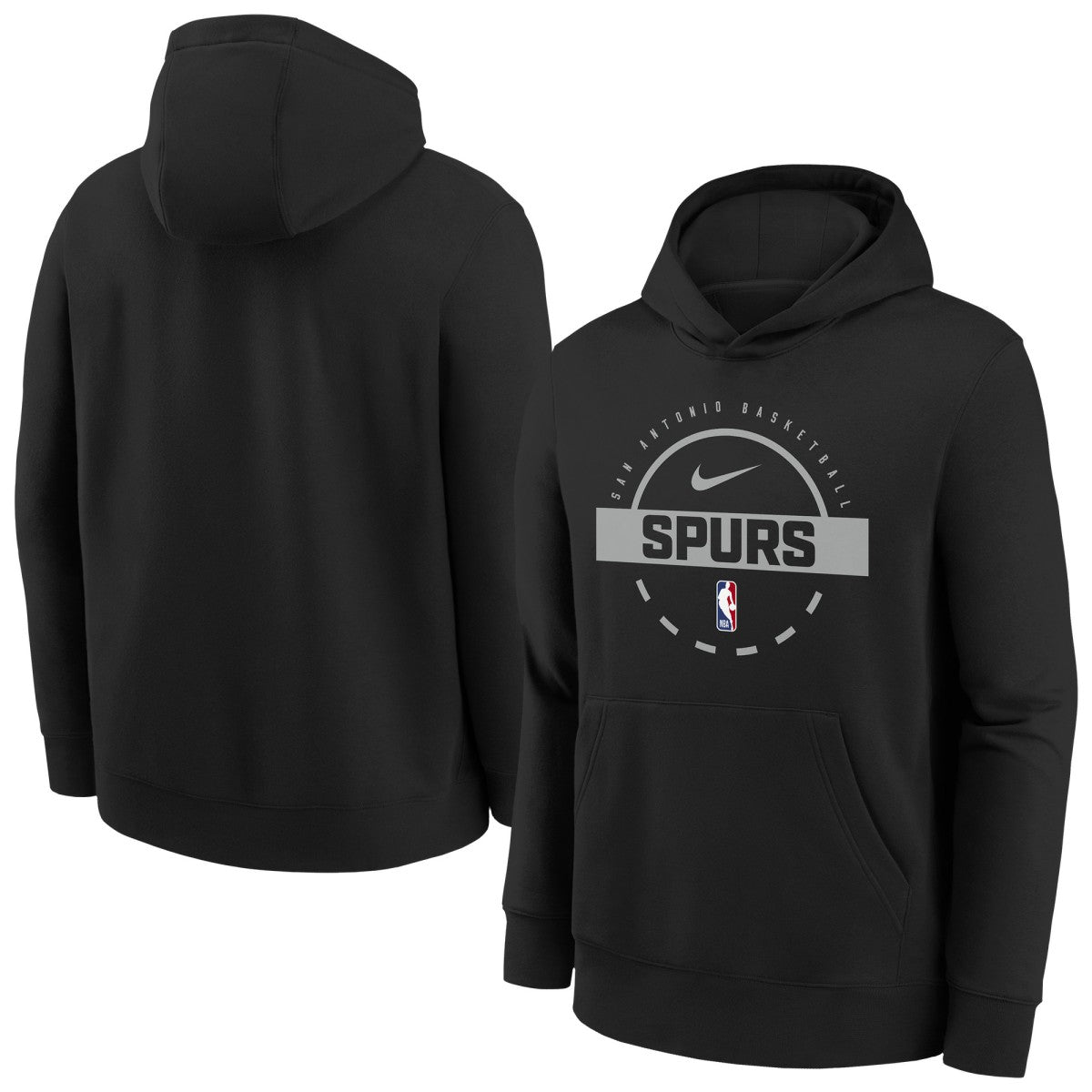 San Antonio Spurs Youth 2025/26 Club Fleece Practice Hoodie On Sale