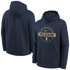 New Orleans Pelicans Youth 2025/26 Club Fleece Practice Hoodie New