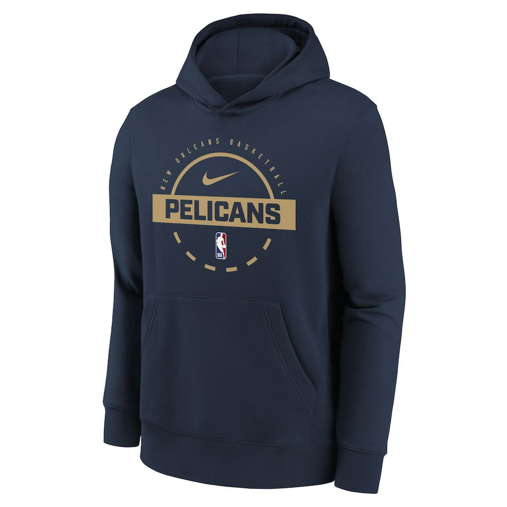 New Orleans Pelicans Youth 2025/26 Club Fleece Practice Hoodie New