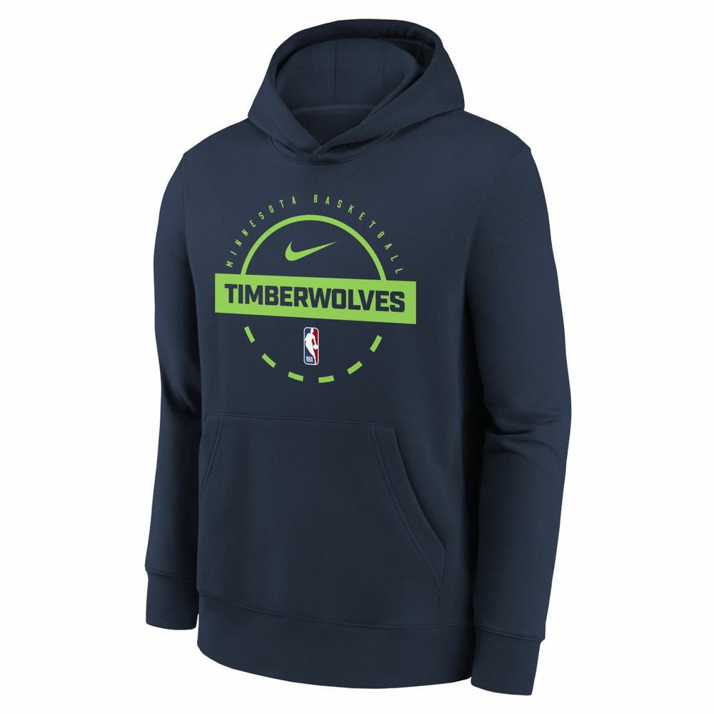Minnesota Timberwolves Youth 2025/26 Club Fleece Practice Hoodie For Sale