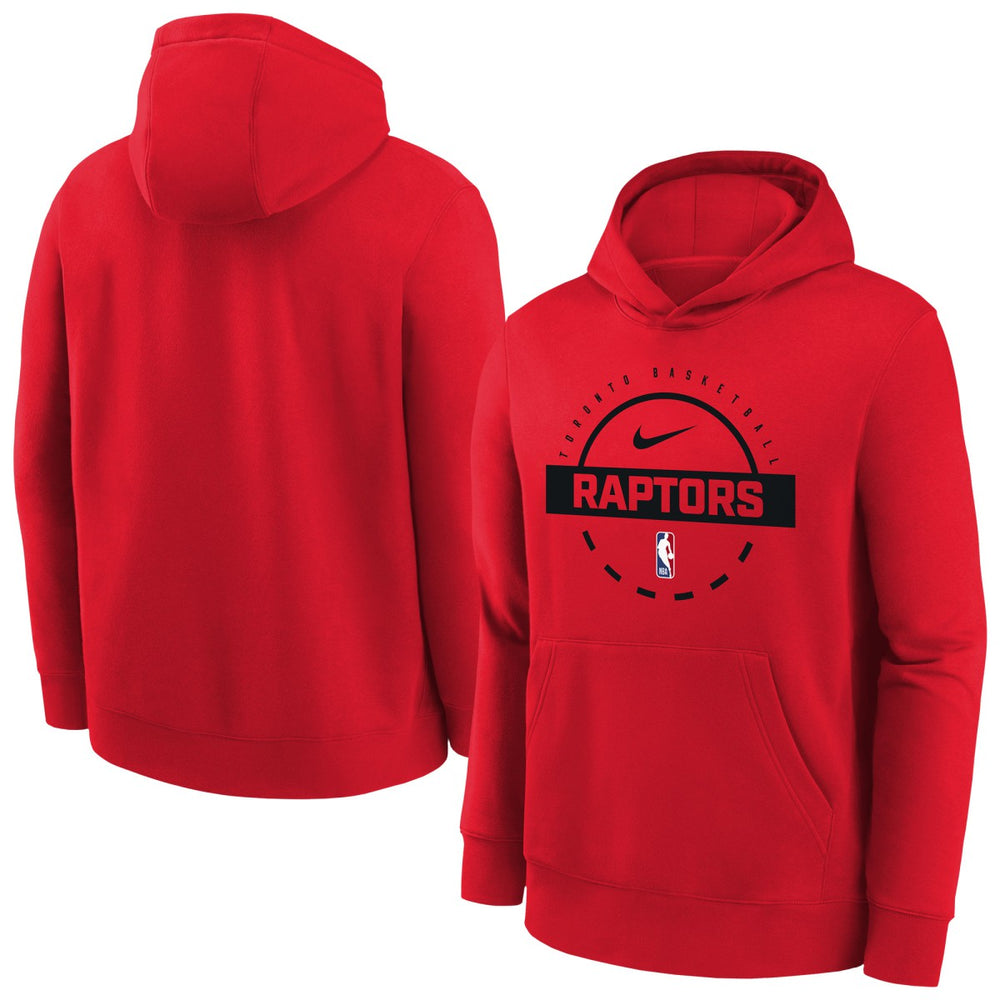 Toronto Raptors Youth 2025/26 Club Fleece Practice Hoodie Discount