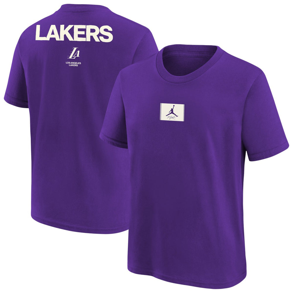 Los Angeles Lakers Jordan Brand Youth Courtside Statement 85 T-Shirt Online