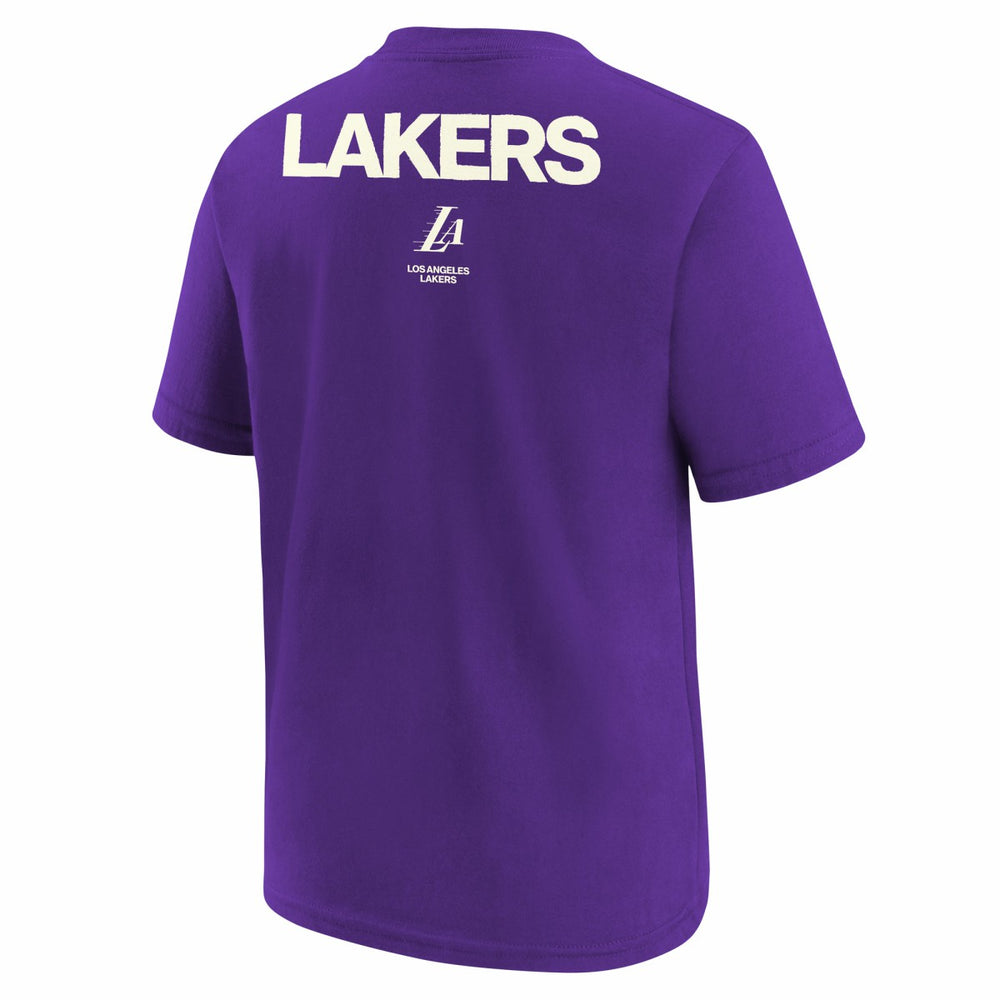 Los Angeles Lakers Jordan Brand Youth Courtside Statement 85 T-Shirt Online